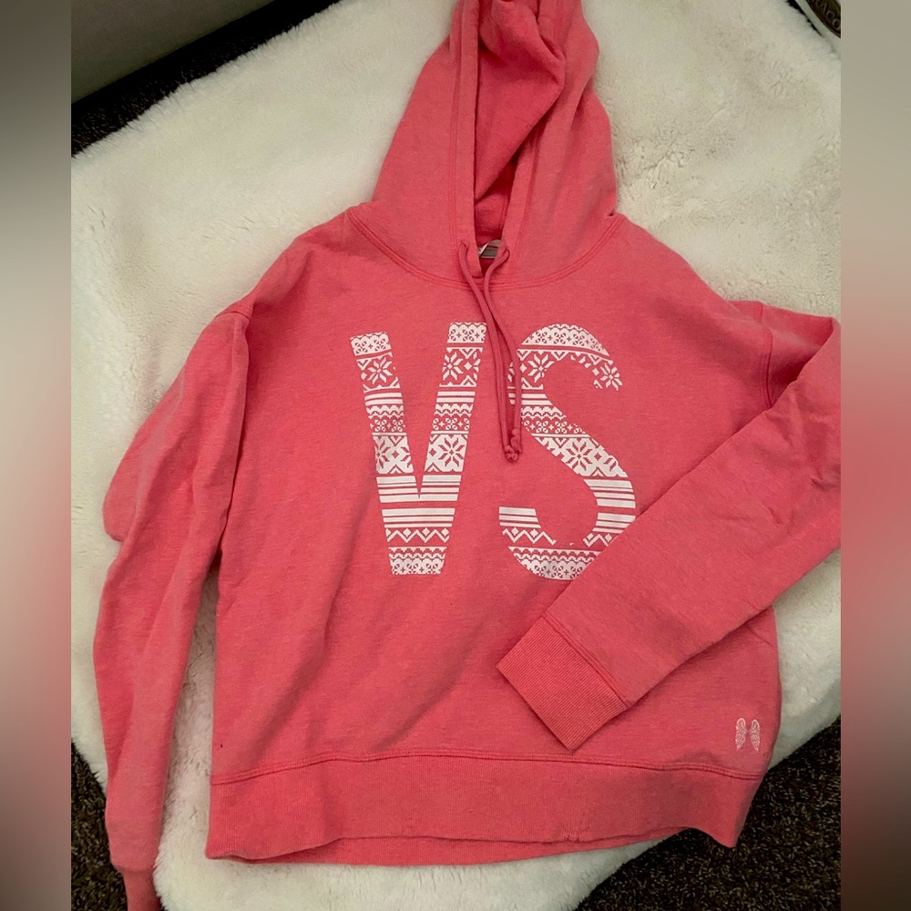 Victoria’s Secret cropped hoodie.